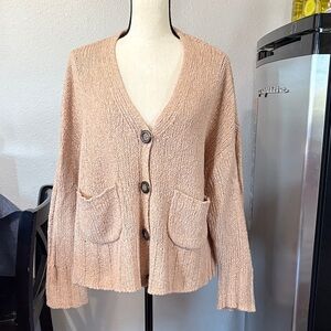 Urban Outfitters Women’s Size Medium Large Knit Oversized Tan Sweater